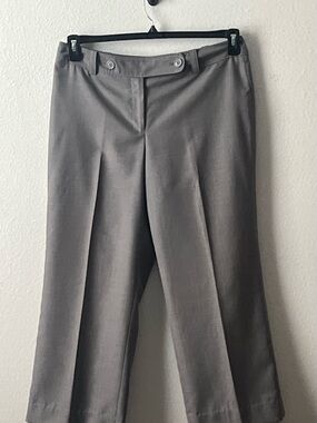 Ann Taylor Classy Relaxed Fit Black Curvy Fit Pants, Size 12